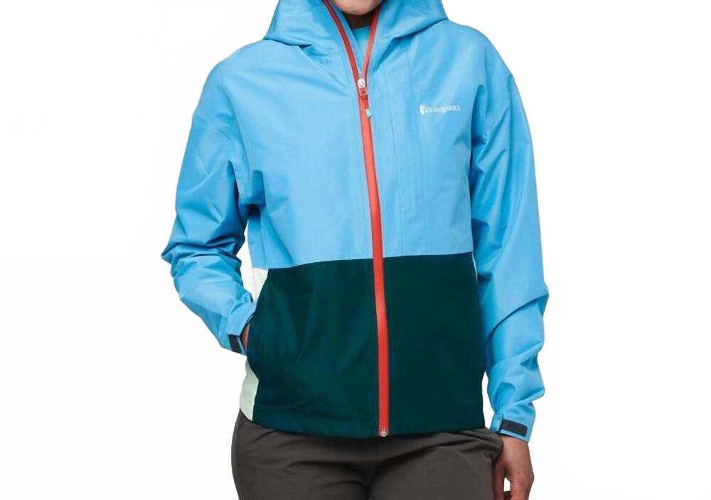 NEW COTOPAXI cielo rain jacket in maritime & sea glass